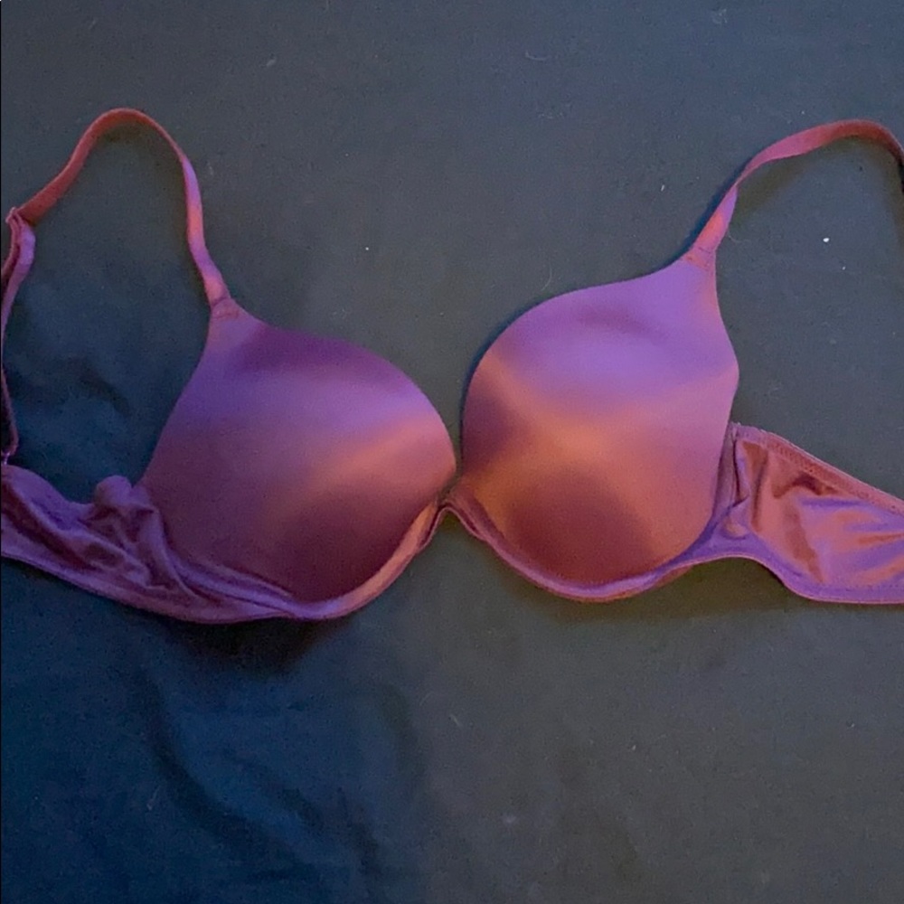 Pink push-up bra